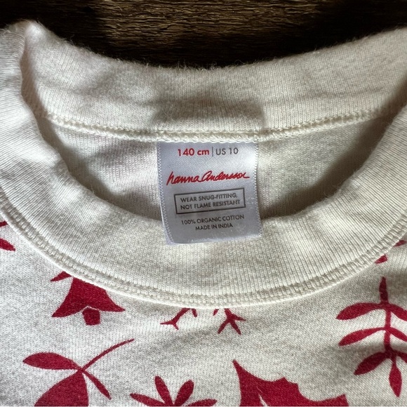 Hanna Andersson Kids Holiday Long John Pajama Set - Woodland Holiday - Picture 3 of 6